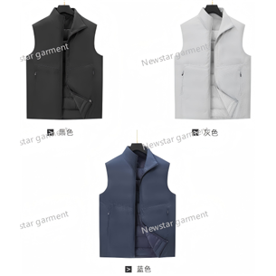 man vest,    style:7559   shell: 100%polyester, lining: 100%polyester, filling: 90% white goose down