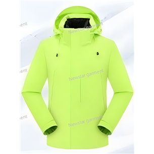 Style: 66899  Man and Woman SOLID COLOR WITH BLACK DOWN INNER:  3 IN 1 OUTDOOR JACKET