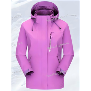 Woman    SOLID COLOR WITH DTM INNER    3 IN 1 JACKET