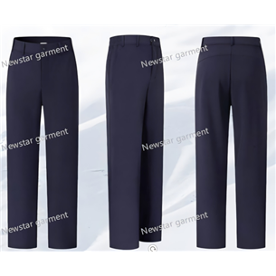 MAN HIKING TROUSERS WITH REAL FLY of front/side/back view